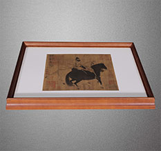 石柱书画装裱配框服务案例